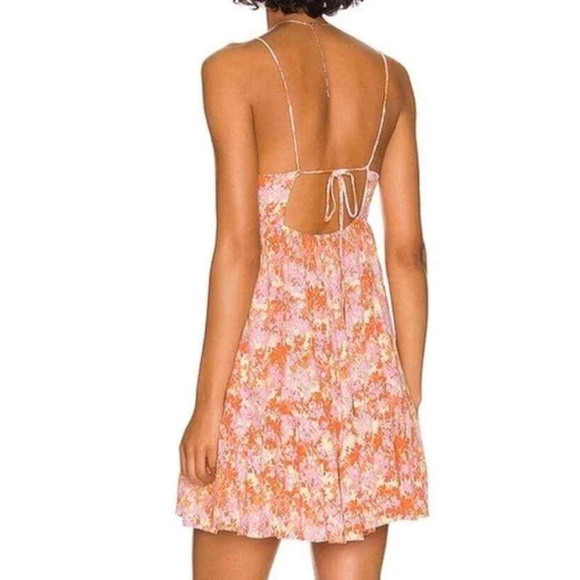 L*Space Nora Floral Print Babydoll Mini Dress - Picture 4 of 13